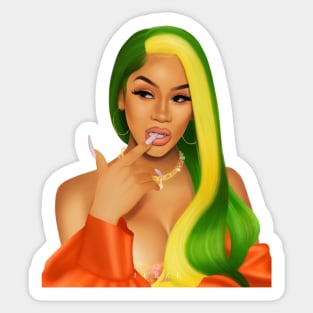 Saweetie Sticker